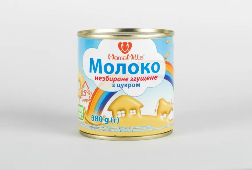Пакунок згущеного молока ТМ "Mama Milla", 24 шт., 380 гр.